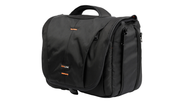 Shoulder bag 140 x 330 x 250 mm Black-Orange
