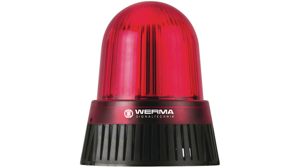 LED Buzzer 430 Rot Mehrere Töne 24VAC / DC 108dBA IP65 Oberflächenmontage