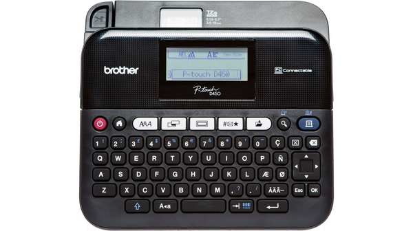 P-Touch Label Printer, QWERTY, 20mm/s, 180 dpi