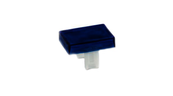 61-9331.1 | EAO Cap Rectangular Black / Transparent Plastic 61 Series ...
