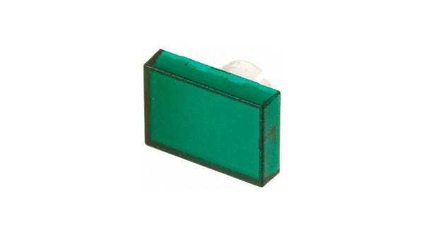 Krytka Obdélníkový Transparentní zelená Plast 61 Series Switches