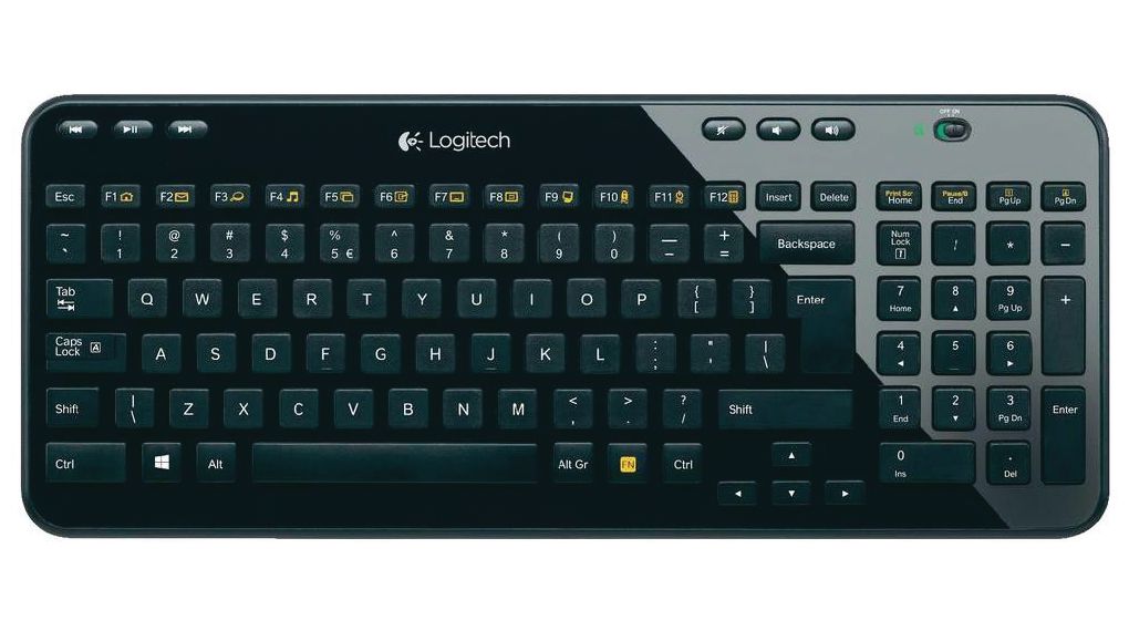 Tastatur, K360, DE Tyskland, QWERTZ, USB, Trådløs