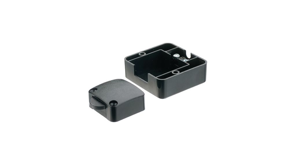 Pushbutton Switch Momentary Function 1NC Screw Black