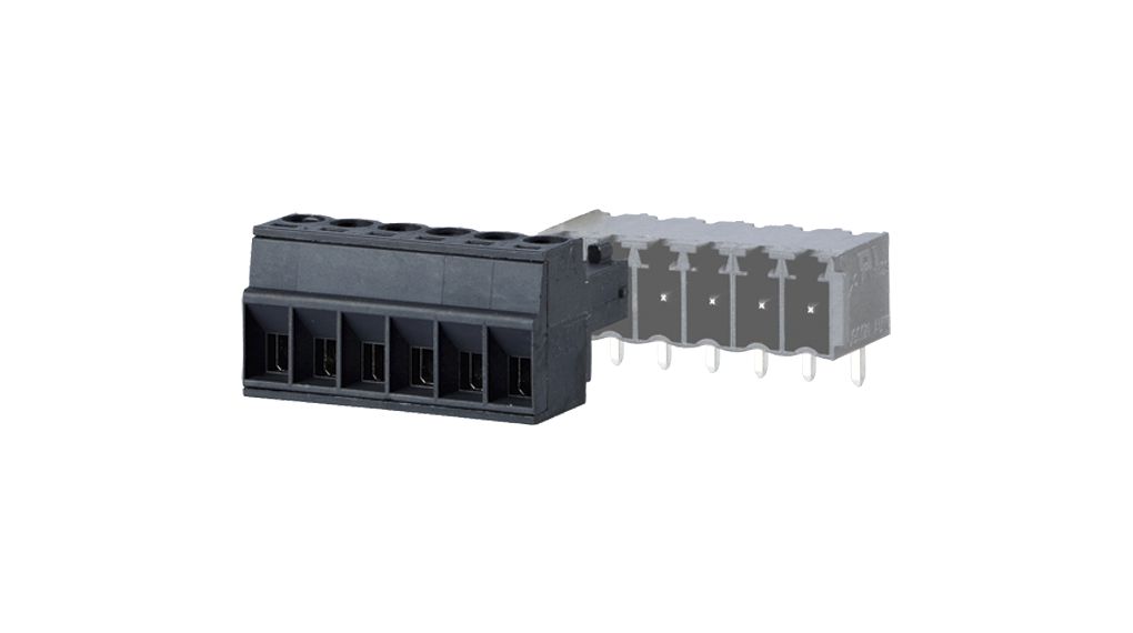 Pluggable terminal block, Straight, 3.5mm Pitch, 3 Poles