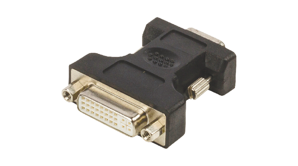 Adapter, DVI-I 24+5-Pin Socket - VGA Plug
