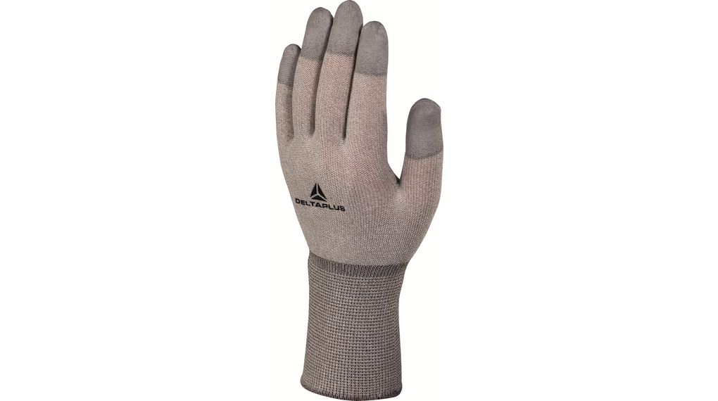 Protective Gloves, Koper / Polyamide / Polyurethaan, Handschoenengrootte 9, Grijs