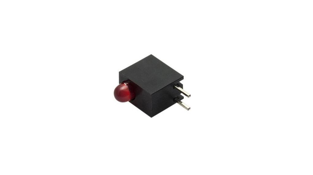LED dioda pro desku plošných spojů 3mm Červená 270mcd 632nm