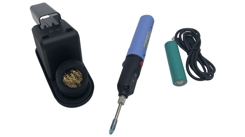 Cordless Rechargeable Soldering Iron, 15s, 8W, 450°C