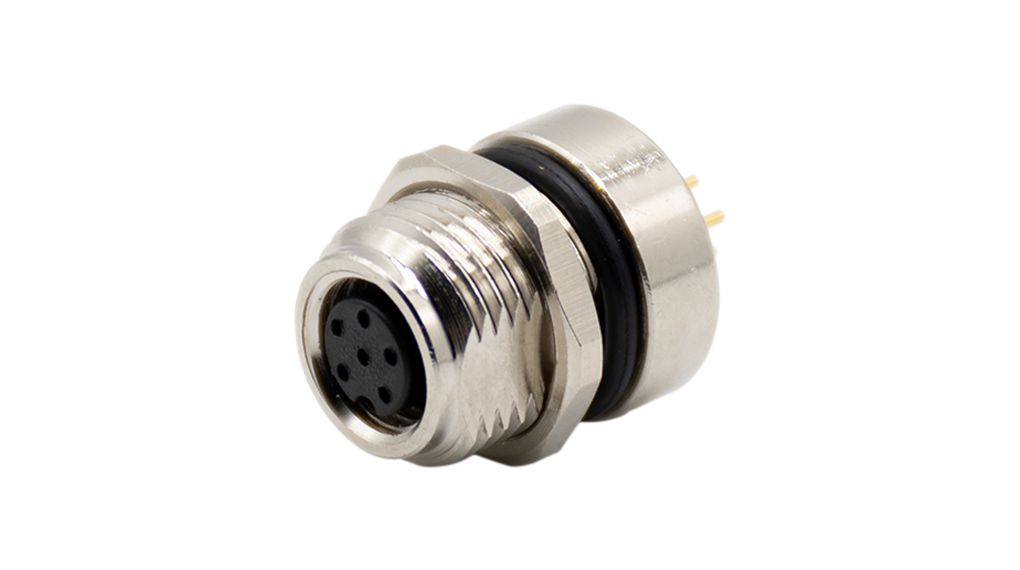 RND 205-01137 | RND Circular Connector, M8, Socket, Straight, Poles - 6 ...