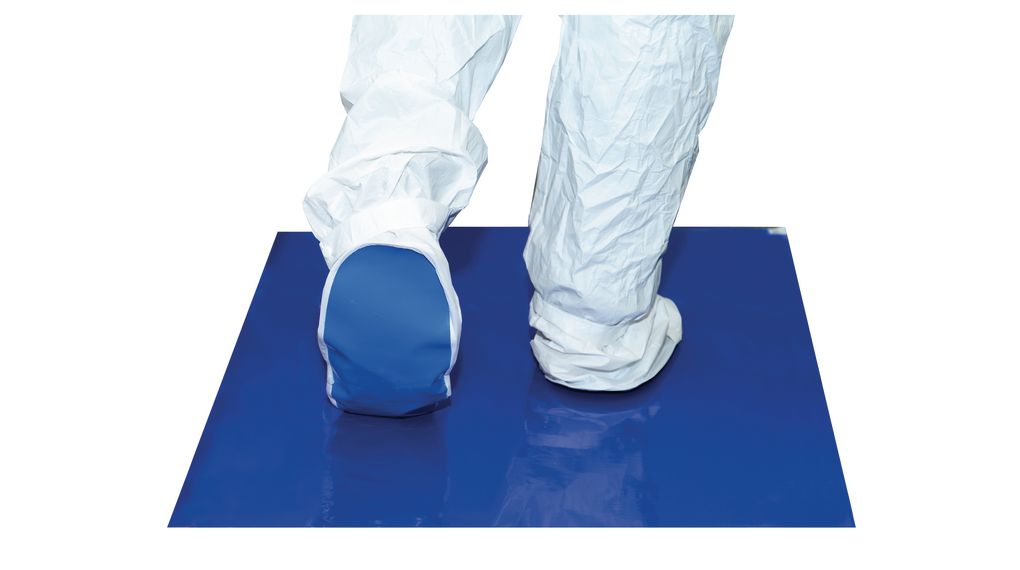 Contamination Control Mat, 915mm x 1.14m, Blue, Pack of 8 pieces