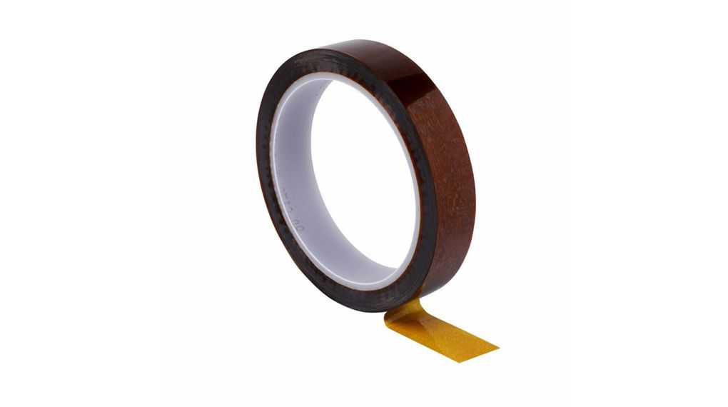 Polyimid-Elektroband, 12mm x 33m, Orange, 2.2N/cm