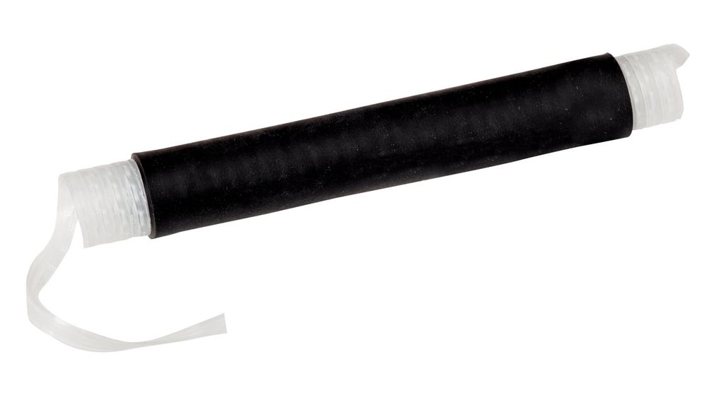 Cold Shrink Insulating Sleeve, 35.1mm, Black, EPDM Rubber