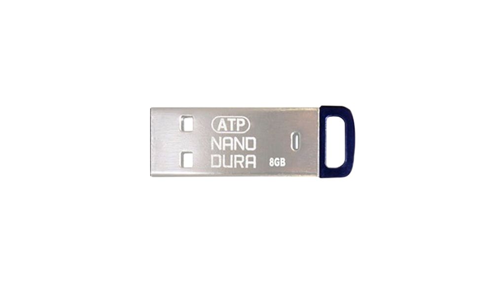 Industriële USB-stick, 8GB, USB-A, 2.0, Metaal