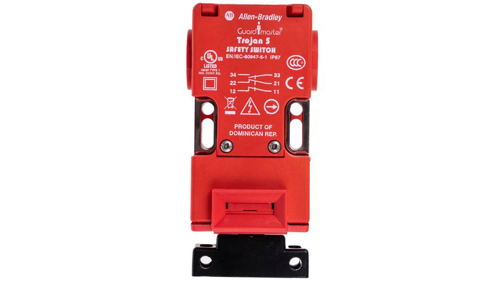 Veiligheidsvergrendelingsschakelaar, 2NC + 1NO, IP67, M20