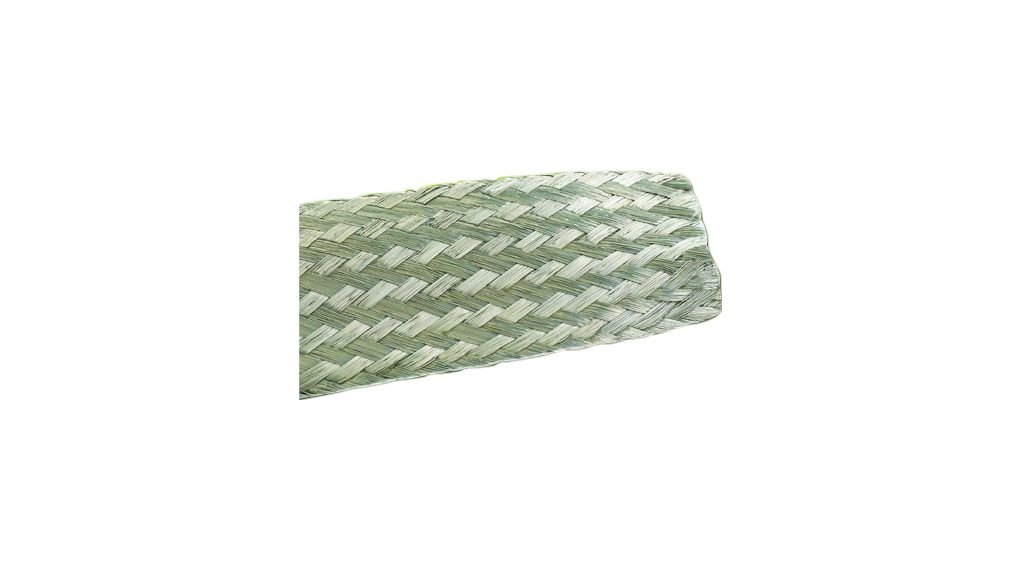 Braided Cable Sleeving Tinned Copper 76.2 m Silver