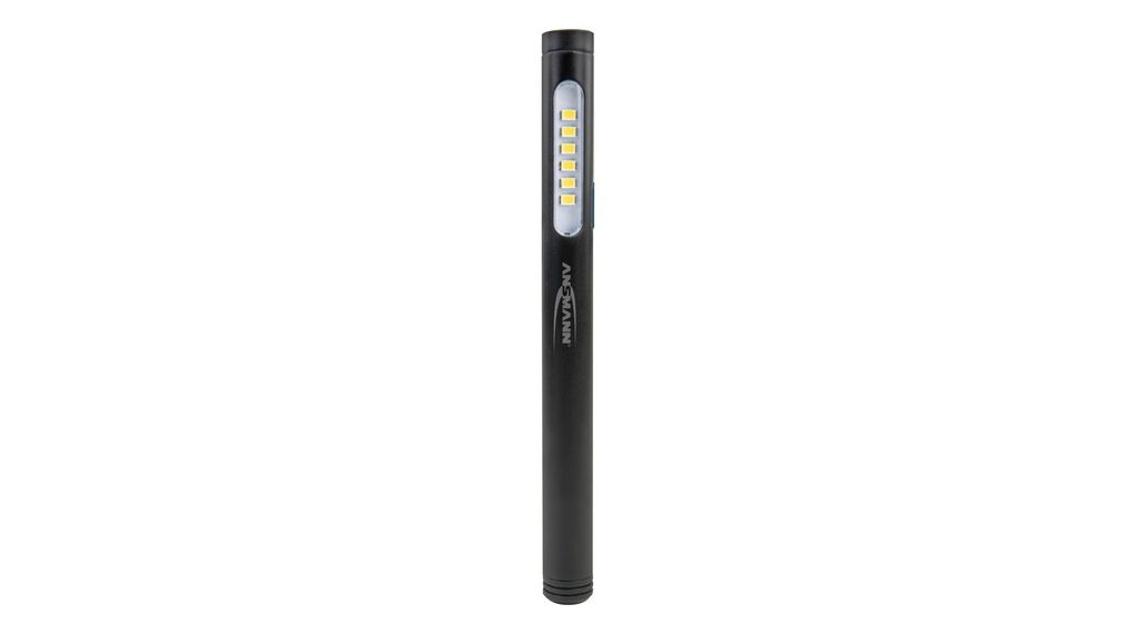 Lampe stylo, LED, 2x AAA, 130lm, 16m, IP20 / IK07, Noir