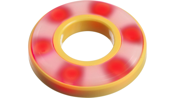 LED Indicator Ring, Red, 24V