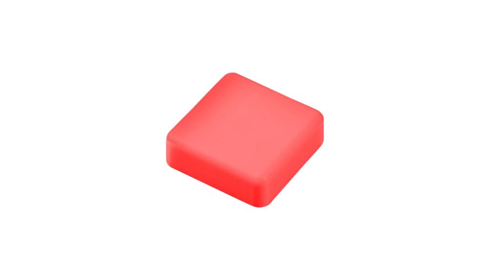 Schalterkappe Vierkant Rot Taktile Schalter, Serie PHAP5-50, Apem