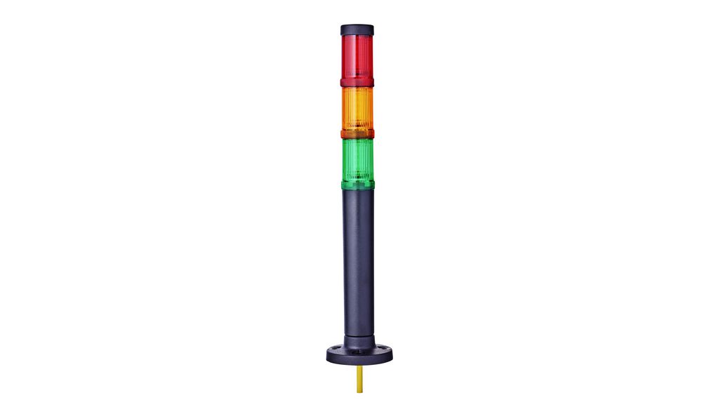 Compact Signal Tower Red / Orange / Green 24V Modul-Compact 30 Surface Mount / Pole Mount / Bracket Mount IP65
