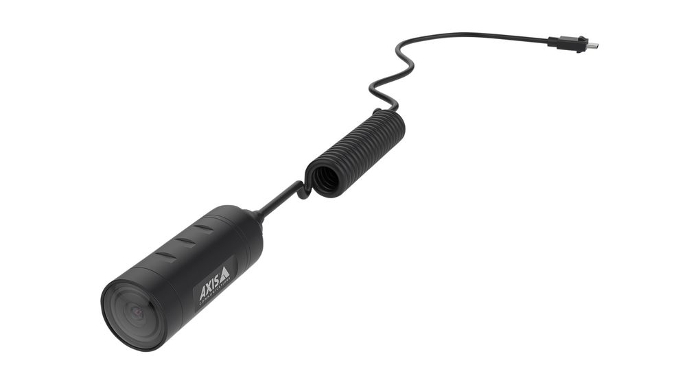 Body Worn Mini Bullet Sensor, 1/2.9" CMOS, 141 °, 1280 x 720 / 1920 x 1080, Black
