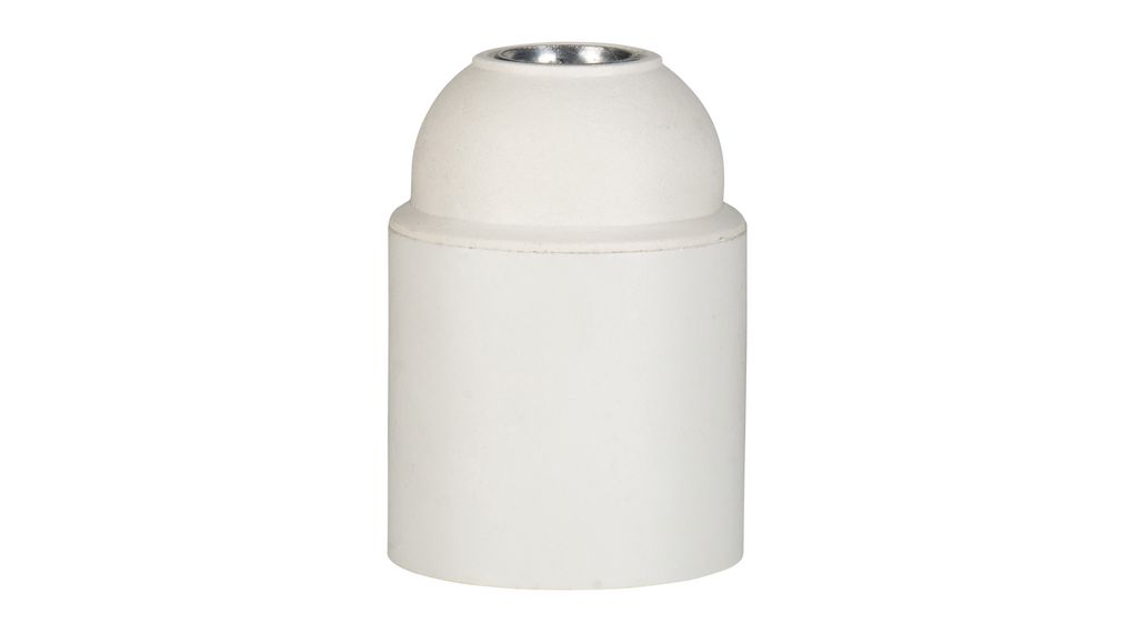 Lamp Holder E27 39mm Plastic White