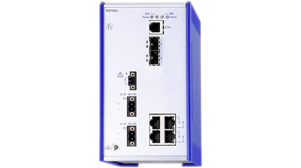 Ethernet Switch, RJ45 Ports 6, 100Mbps, Managed