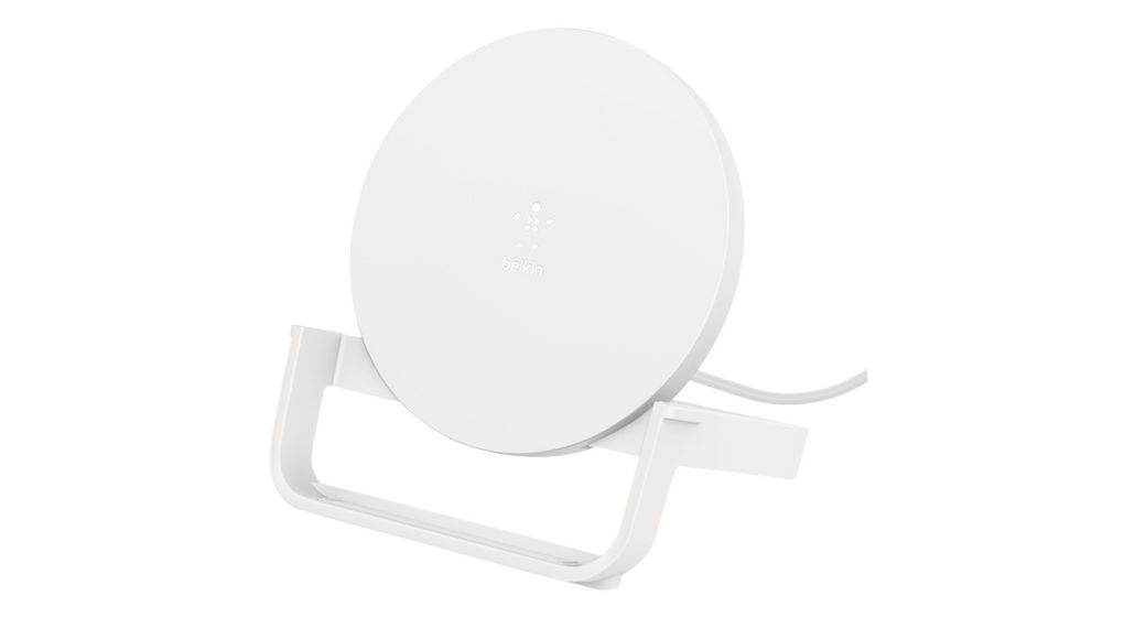 Charger Stand, Wireless, 10W, White