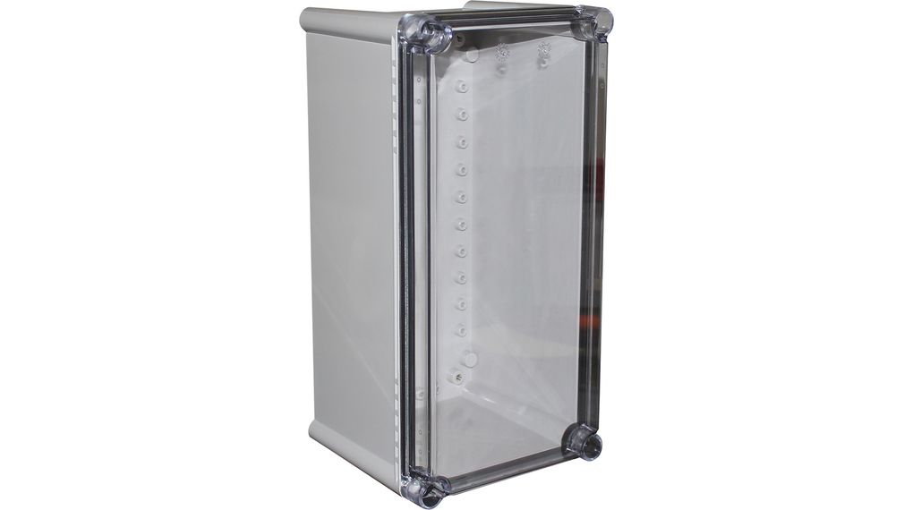 Robustes Gehäuse X7 380x190x130mm Grau/transparent ABS IP66 / IP67