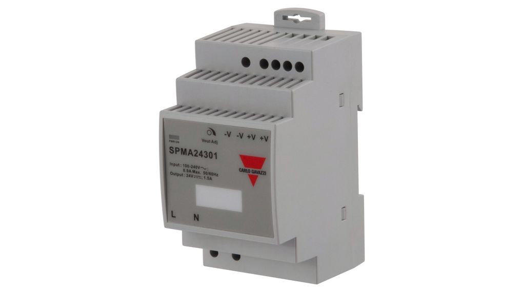 Alimentation pour rail DIN 88% 24V 1.5A 36W IP20 SPMA