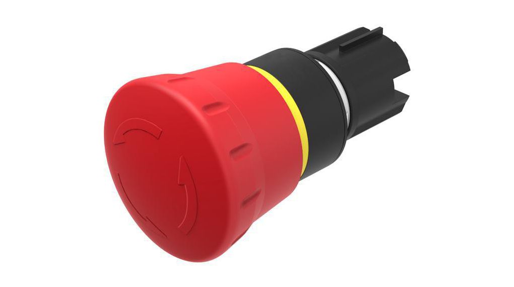 Emergency Stop Switch Actuator Latching Function Mushroom Pushbutton Red IP66 / IP67 / IP69K EAO 45 Series