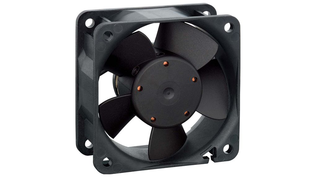 Ventilateur axial DC Bille 60x60x25mm 24V 4100min-1 32m³/h Toron électrique à 3 broches