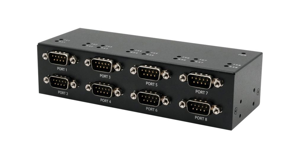 EX-13078HM | Exsys USB to Serial Converter, RS232, 8 DB9 Male ...