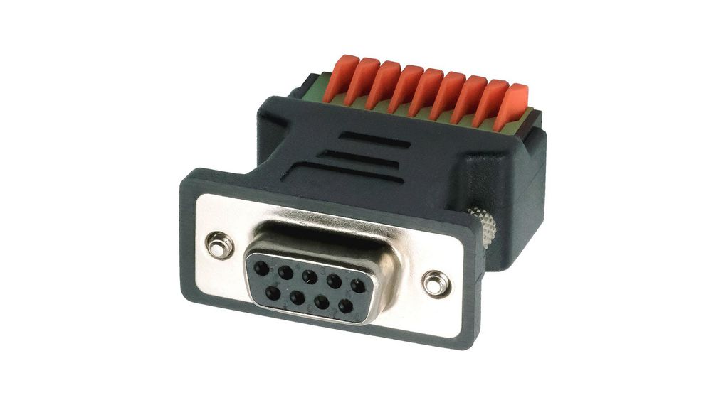 D-Sub Adapter, Terminal Block - D-Sub 9-Pin Socket