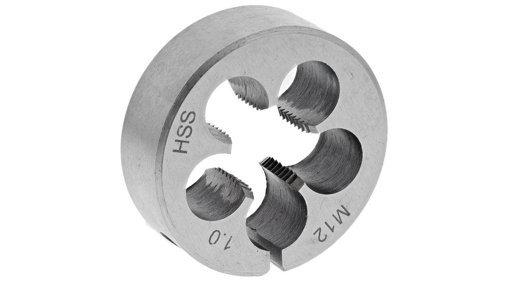 Thread Die, M12 x 1mm Pitch, 1.31in od