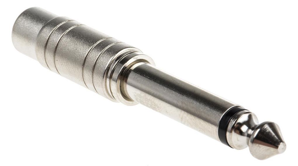 AV Adapter, Female RCA to Male 1/4 in Mono