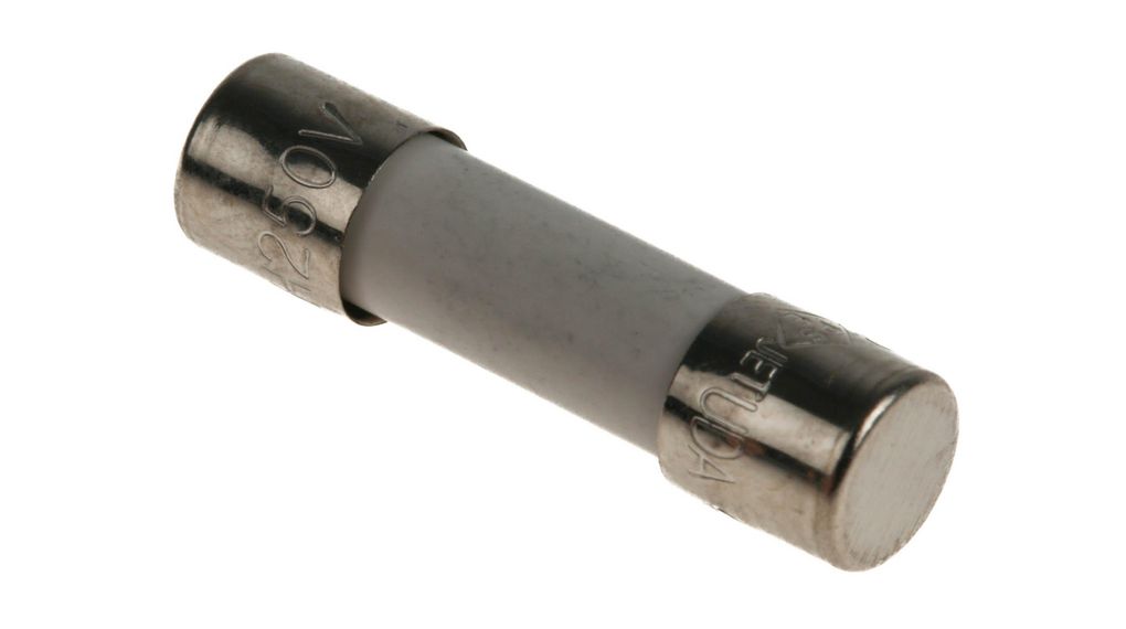 10A T Ceramic Cartridge Fuse, 5 x 20mm, Pack of 10 pieces