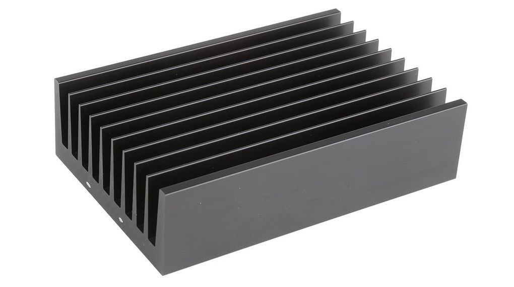 Fischer Elektronik Heatsink, Universal Rectangular Alu, 1K/W, 150 x 100 x 40mm