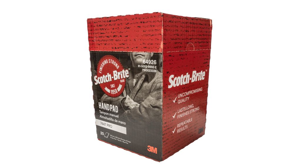 Scotch-Brite Very Fine Abrasive Sheets, 228mm x 152mm