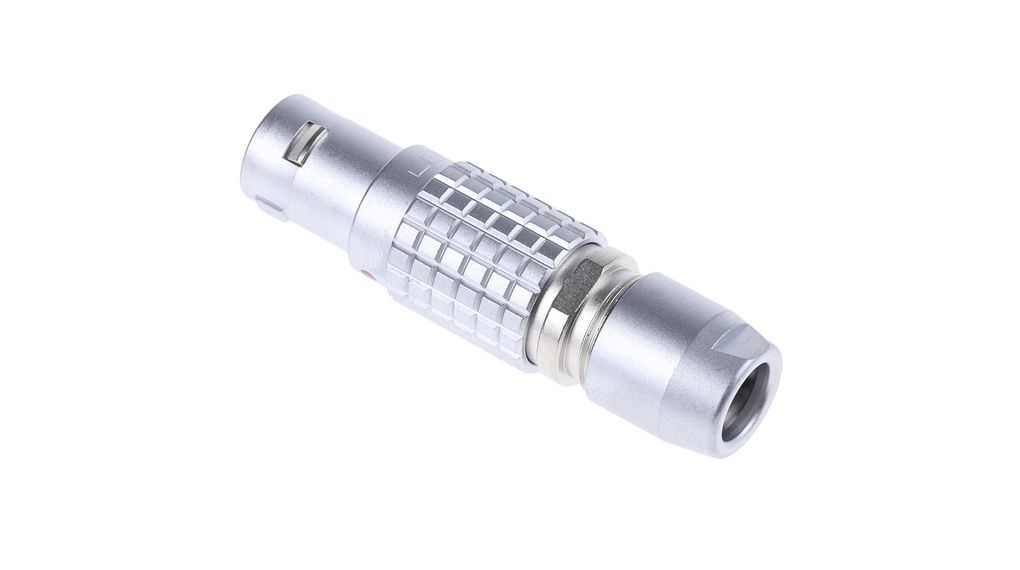 LEMO Circular Connector, 7 Contacts, Cable Mount, Plug, Male, IP50, 1B Series Contacts