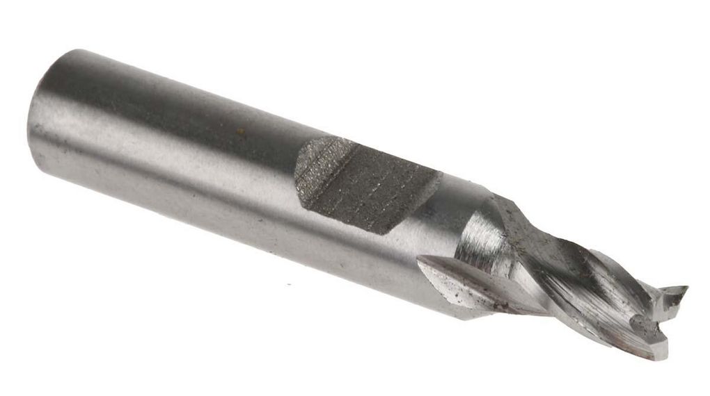 End Mill, 4mm Cutter, HSCo, 6 mm Shank, 6.5mm Cut Length