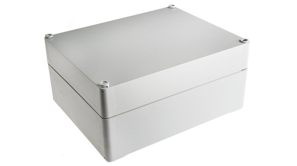 Spelsberg AK Compact Range Series Grey Polystyrene Enclosure, IP65, Grey Lid, 250 x 200 x 113mm 200x122mm