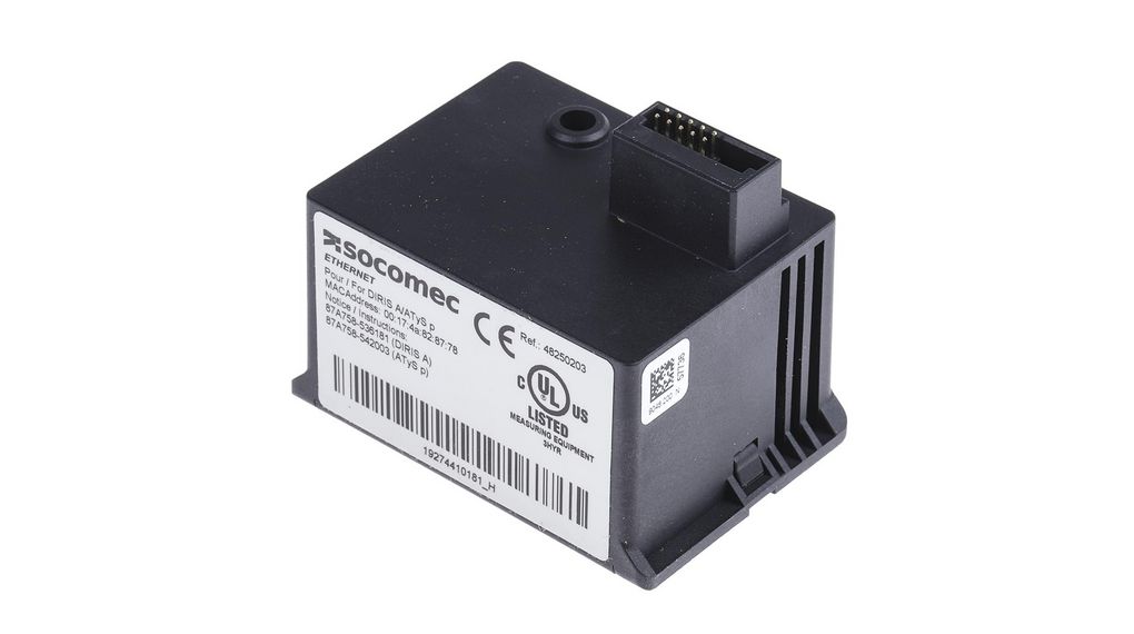 SocomecDIRIS A40, DIRIS A60, DIRIS A41Ethernet