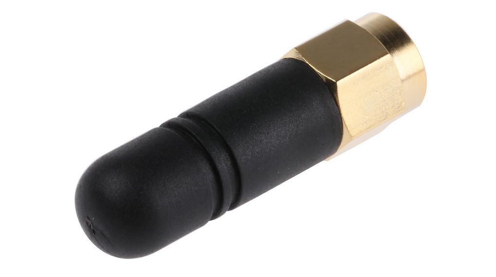 RF Solutions ANT-24G-S21-SMA Stubby WiFi Antenna with SMA Connector, WiFi