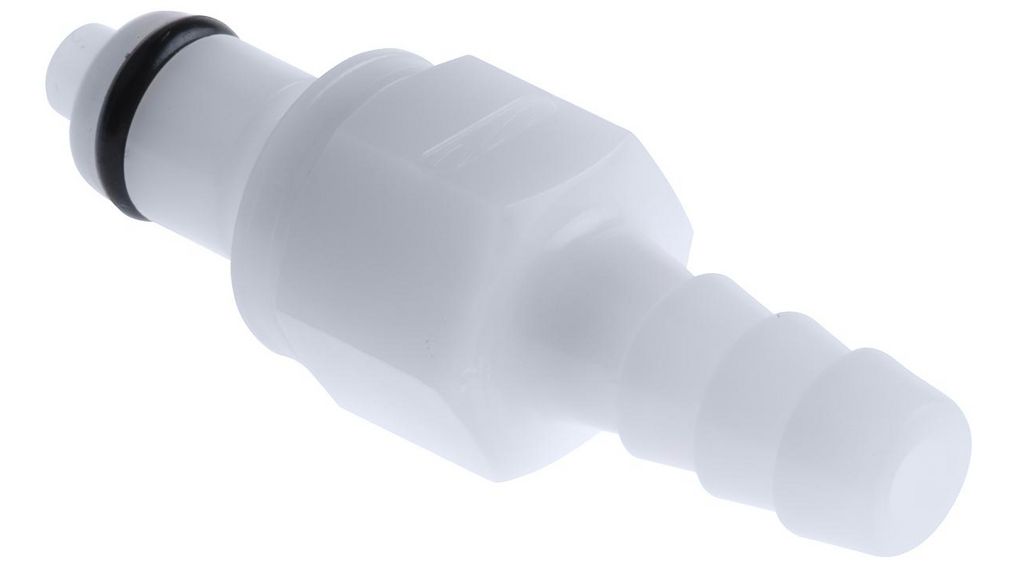 Colder Products Hose Connector, Straight Hose Tail Coupling 1/4in ID, 8.3 bar