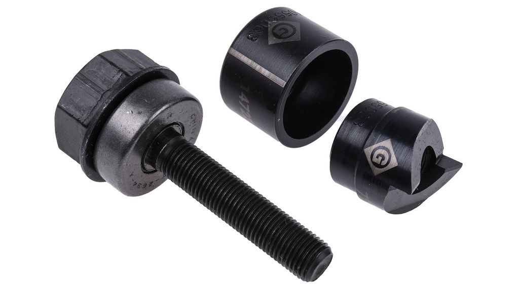 Punch Set, 22.5mm, Round, Hand
