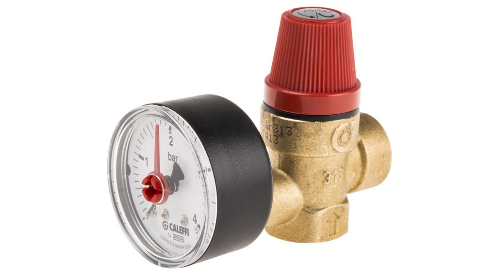 Altecnic 3bar Pressure Relief Valve With Female G 1/2 in G Female Connection and a G 1/2 Exhaust Port