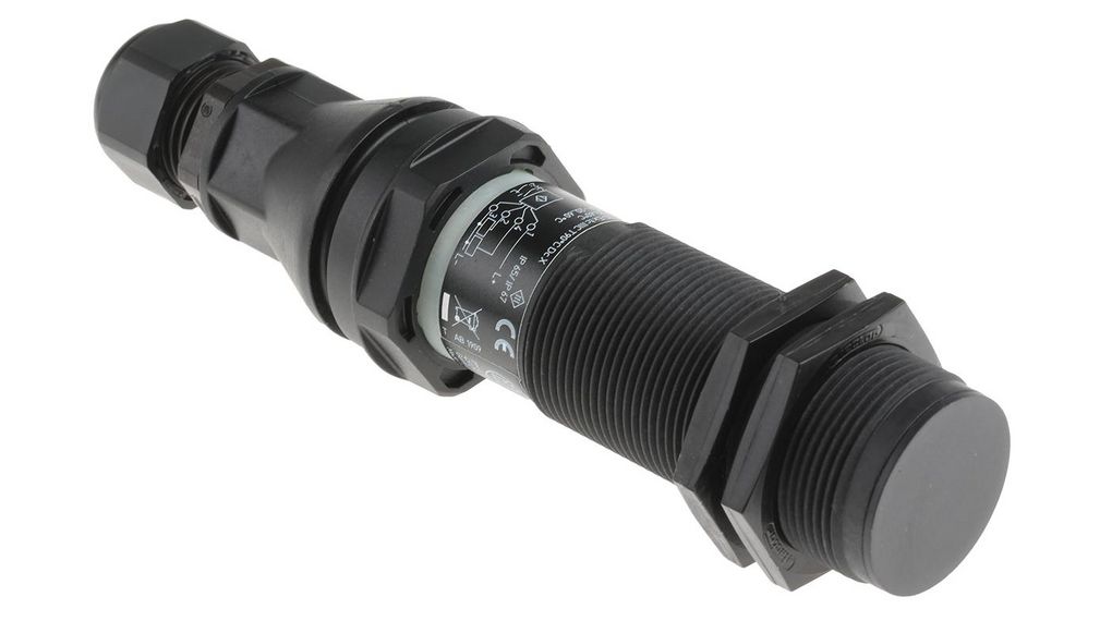ifm electronic Threaded Barrel Proximity Sensor, M30 x 1.5PNP30 V PNP 10Hz 30V IP65 / IP67