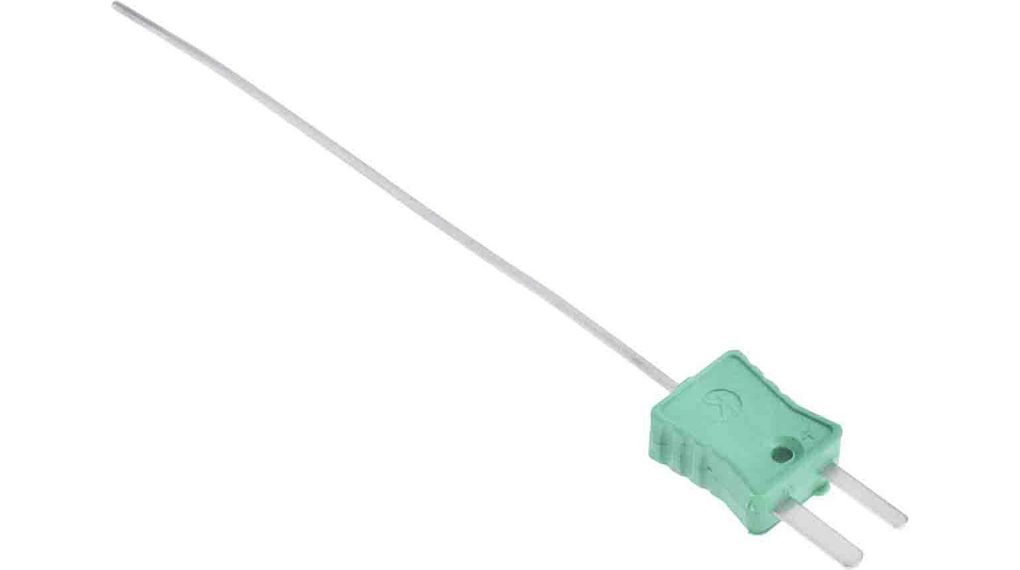 Type K Thermocouple 100mm Length, 1.5mm Diameter → +800°C
