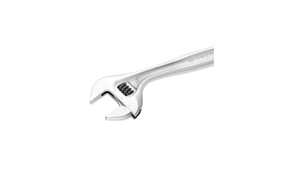 Facom Adjustable Spanner, 150 mm Overall, 23mm Jaw Capacity, Metal Handle