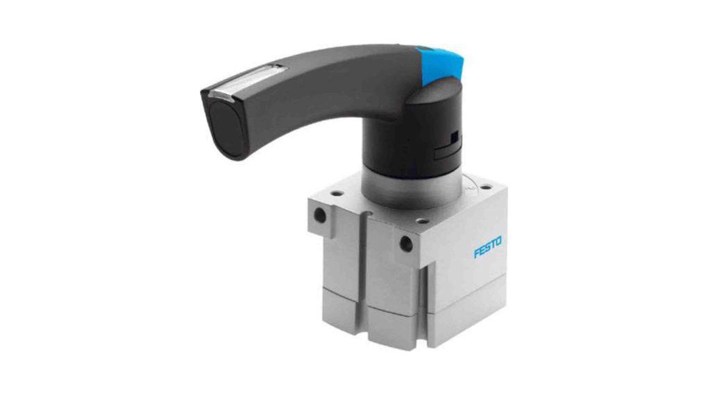 Festo Lever 4/3 Closed Pneumatic Manual Control Valve VHER Series, G 1/4, 1/4in, 3515601